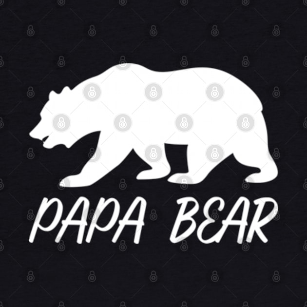 Angry Papa Bear Gift for Fathers by JaiStore